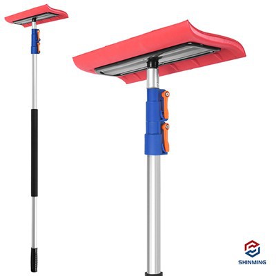 Care este avantajul unui mâner care absoarbe șocurile la o greblă de zăpadă?